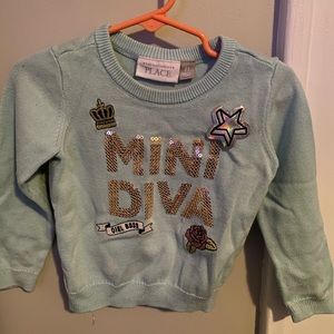 The children’s place mini diva sweater